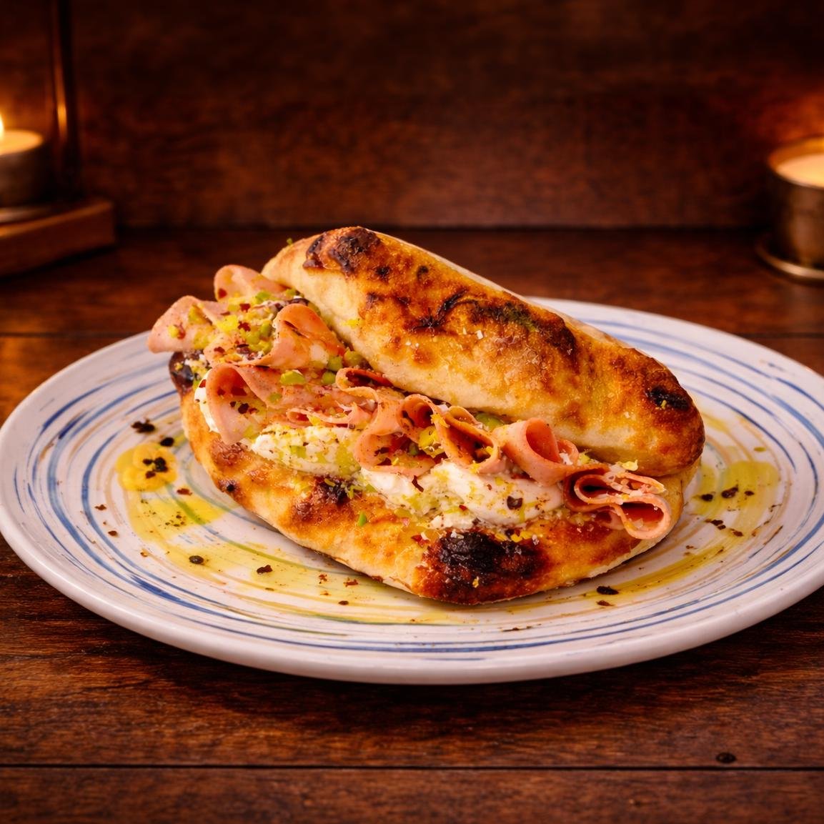 Crispy Sour Dough Flat Bread